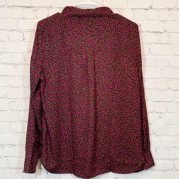 Banana Republic Dillon Leopard button down blouse - Picture 4 of 5